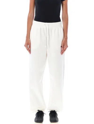 Nike Swoosh-embroidered Track Pants In White