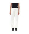 Nike Swoosh-embroidered Track Pants In White