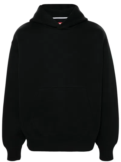 Nike Logo-embroidered Hoodie In Black