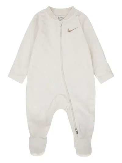 Nike Logo-embroidered Pajamas In White