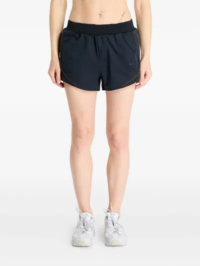 Nike Logo-embroidered Shorts In Black