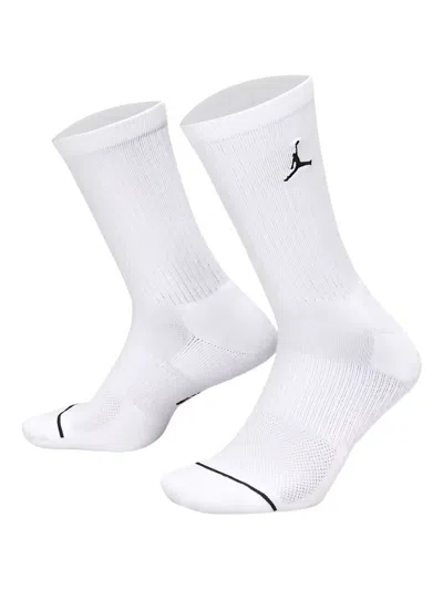 Nike Logo-embroidered Socks (pack Of Six) In White