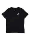 Nike Logo-embroidered T-shirt In Black