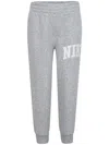 Nike Sportswear Club Little Kids Applique Fleece Pants In Grey