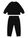 Nike Logo-embroidered Tracksuit In Black