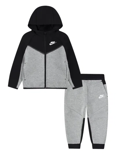 NIKE LOGO-EMBROIDERED TRACKSUIT SET