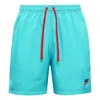 Nike Logo Embroidered Training Sports Woven Shorts Blue