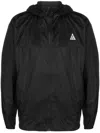 Nike Acg Cinder Cone Logo-embroidered Nylon Hooded Jacket In Black