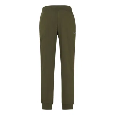 Nike Logo Fleece Joggers 'olive' In Green