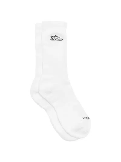 Nike Logo-graphic Socks In White