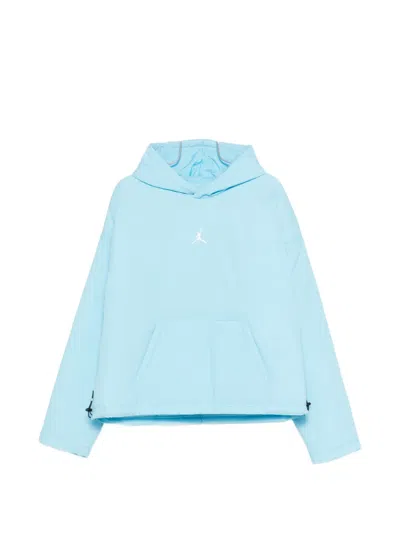Nike Logo Hooded Jacket In Blue