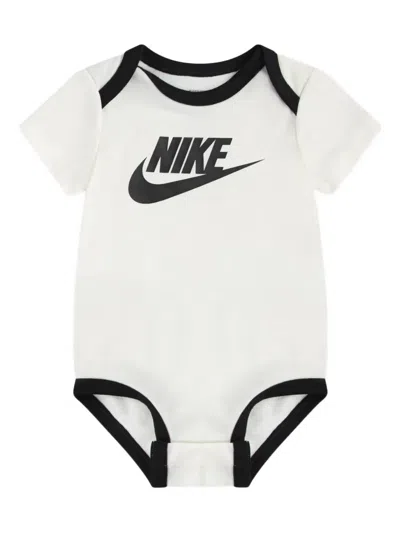 Nike Babies' Logo Hooded Tracksuit In White