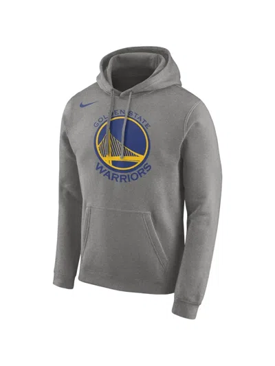 Nike Logo Hoodie In Gray