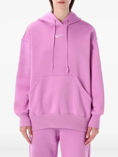Nike Logo Hoodie In Pink