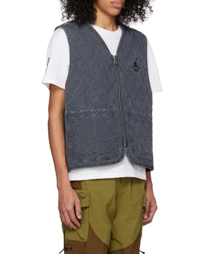 Nike Logo Leisure Vest In Blue