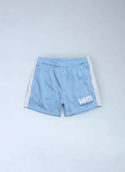 Nike Logo Motif Track Shorts In Blue