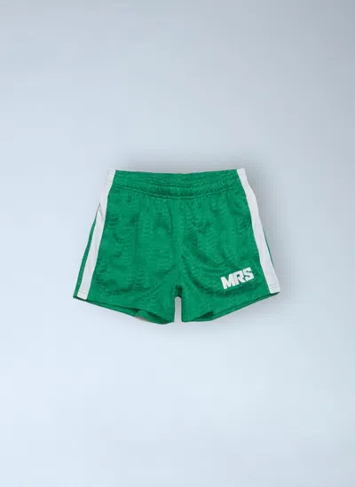 Nike Logo Motif Track Shorts In Green
