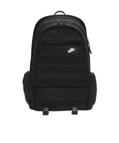 Nike Logo-patch Backpack In Black