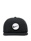 Nike Logo-patch Cap In Black