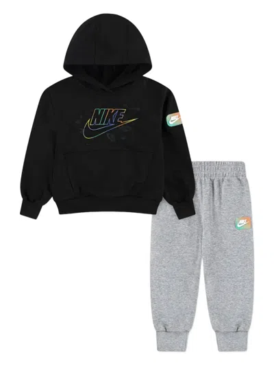 Nike Kids' Logo-patch Tracksuit Set In Multi