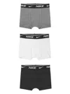 Nike Boys 3 Pack Essential Boxer Shorts Set In White