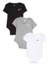Nike Logo-print Cotton Body Set In Black