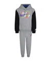 Nike Logo-print Cotton Tracksuit Set In Gray