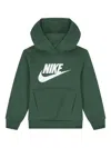 Nike Logo-print Hoodie In Green