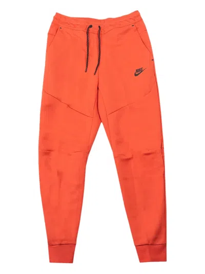 Nike Logo-print Pants In Orange