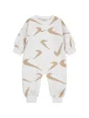 Nike Logo Print Romper In Multi