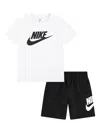 Nike Logo-print Short Set In Black