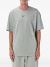 Nike Logo-print Short-sleeve T-shirt In Gray