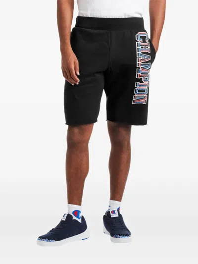 Nike Logo-print Shorts In Black