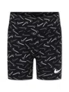 Nike Black Shorts For Girl With Swoosh In Black
