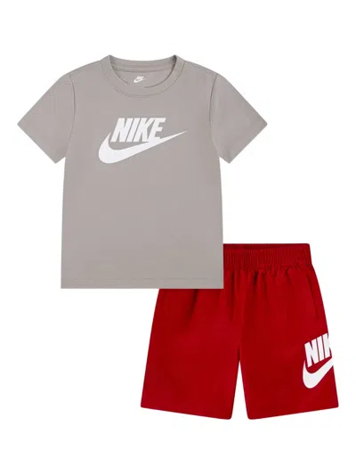 NIKE LOGO-PRINT SHORTS