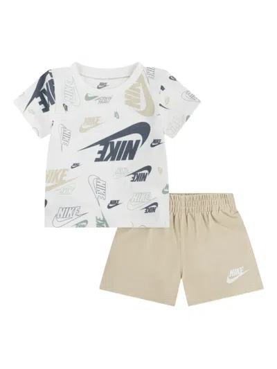 NIKE LOGO-PRINT SHORTS (PACK OF TWO)