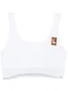 NIKE LOGO-PRINT SPORTS BRA