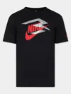 Nike Logo Print T-shirt In Black