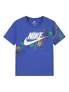 Nike Logo-print T-shirt In Blue