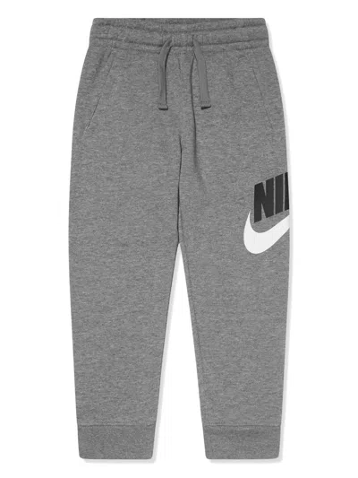 Nike Logo-print Track Pants In 灰色