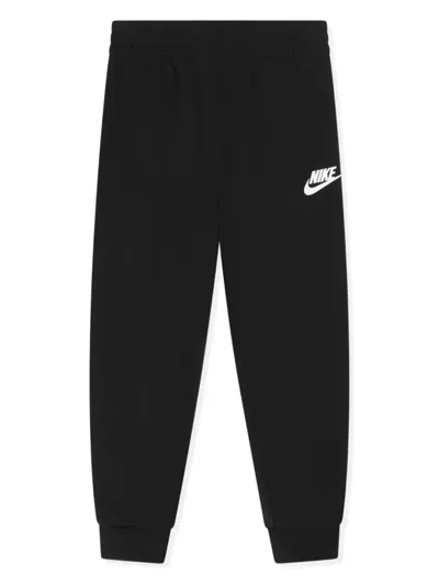 Nike Logo-print Track Pants In Black