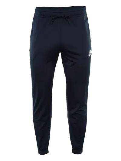 Nike Logo-print Track Pants In Blue