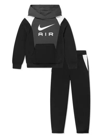 Nike Babies' Logo-print Tracksuit In Black