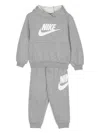 Nike Logo-print Tracksuit Set In Grey