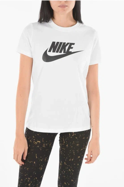 NIKE LOGO PRINTED CREW-NECK T-SHIRT