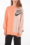 Nike Logo Printed Crewneck Oversized Sweatshirt