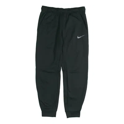 Nike Logo Printed Fleece Casual Cuffed Sweatpants Men Black