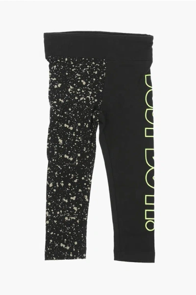 Nike Logo Printed Leggings In Black