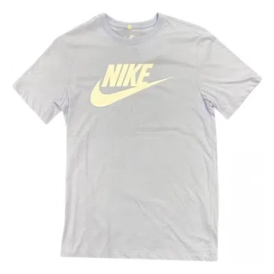 Nike Logo Printed T-shirt 'grey' In Gray