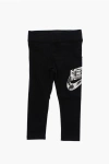 Nike Logo Printed Tie Dye Effect Stretch Leggings